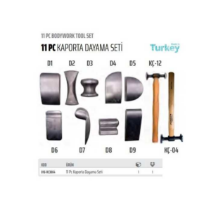 11 PC KAPORTA DAYAMA SETİ