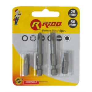 4 PC BİTS UÇ SETİ (25MM-50MM)