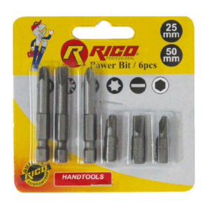 6 PC BİTS UÇ SETİ (25MM-50MM)