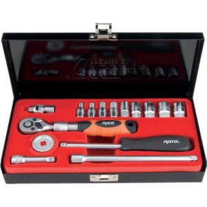16 PC 1/4 LOKMA SETİ 4-13 MM UZATMALI CIRCIR KOLLU