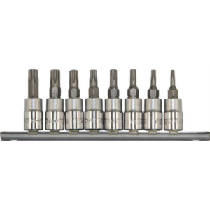 8 PC 1/4 LOKMALI DELİKLİ TORX UÇ SETİ